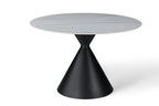 Casa Round 120cm Table - Black & White