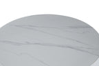 Casa Round 120cm Table - Black & White