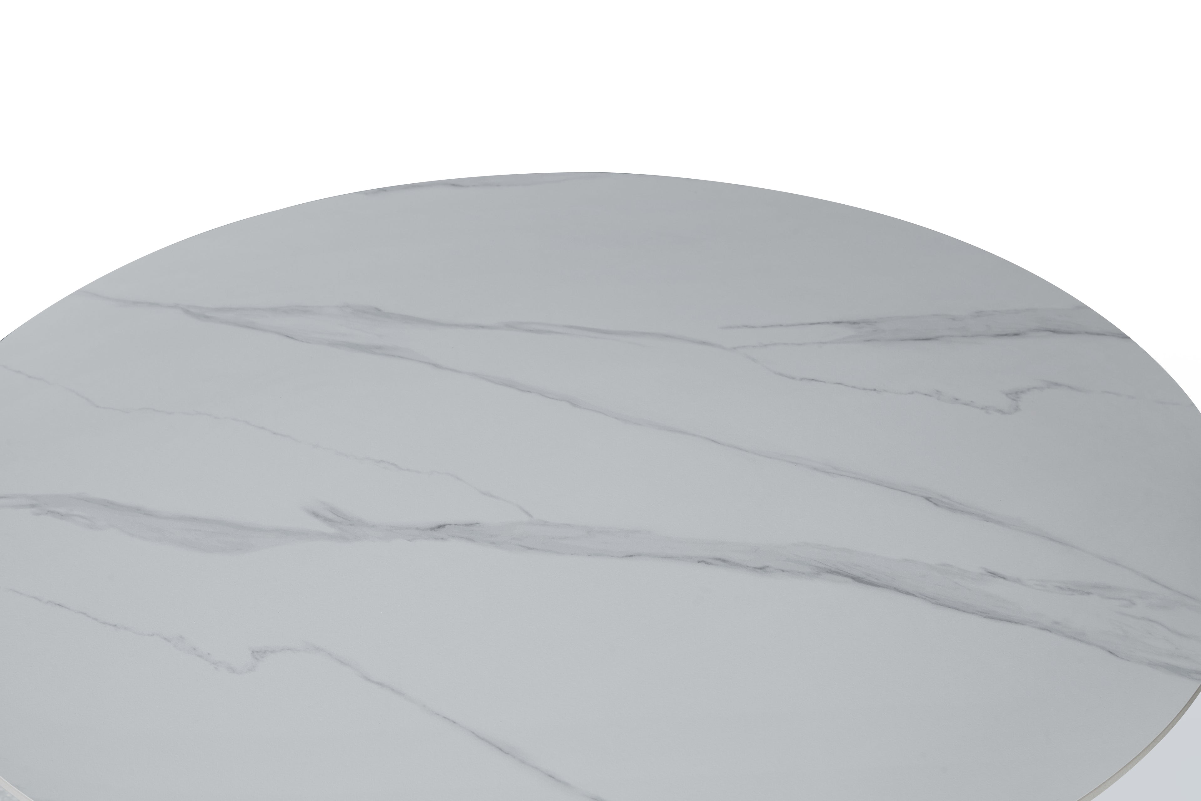 Casa Round 120cm Table - Black & White