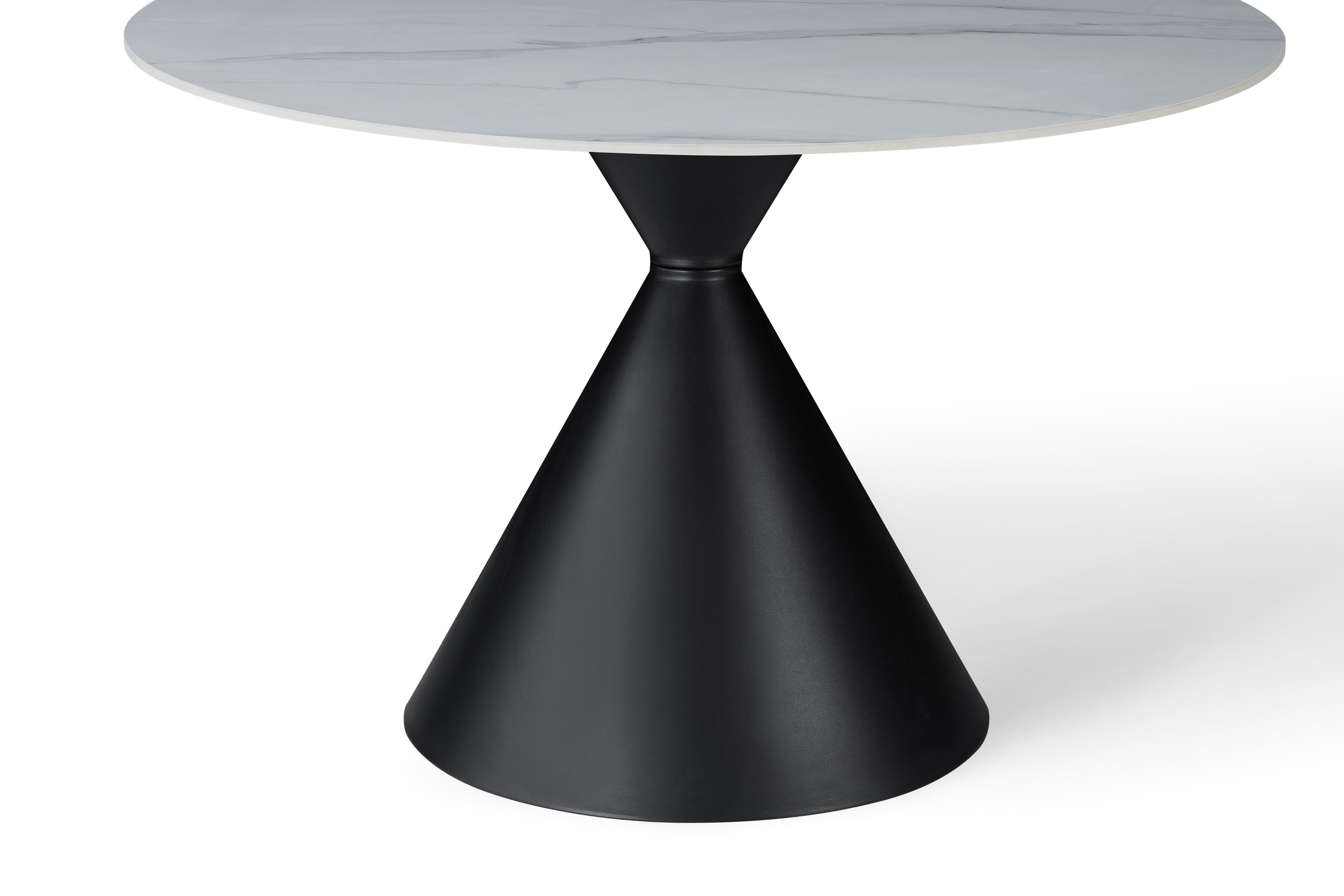 Casa Round 120cm Table - Black & White