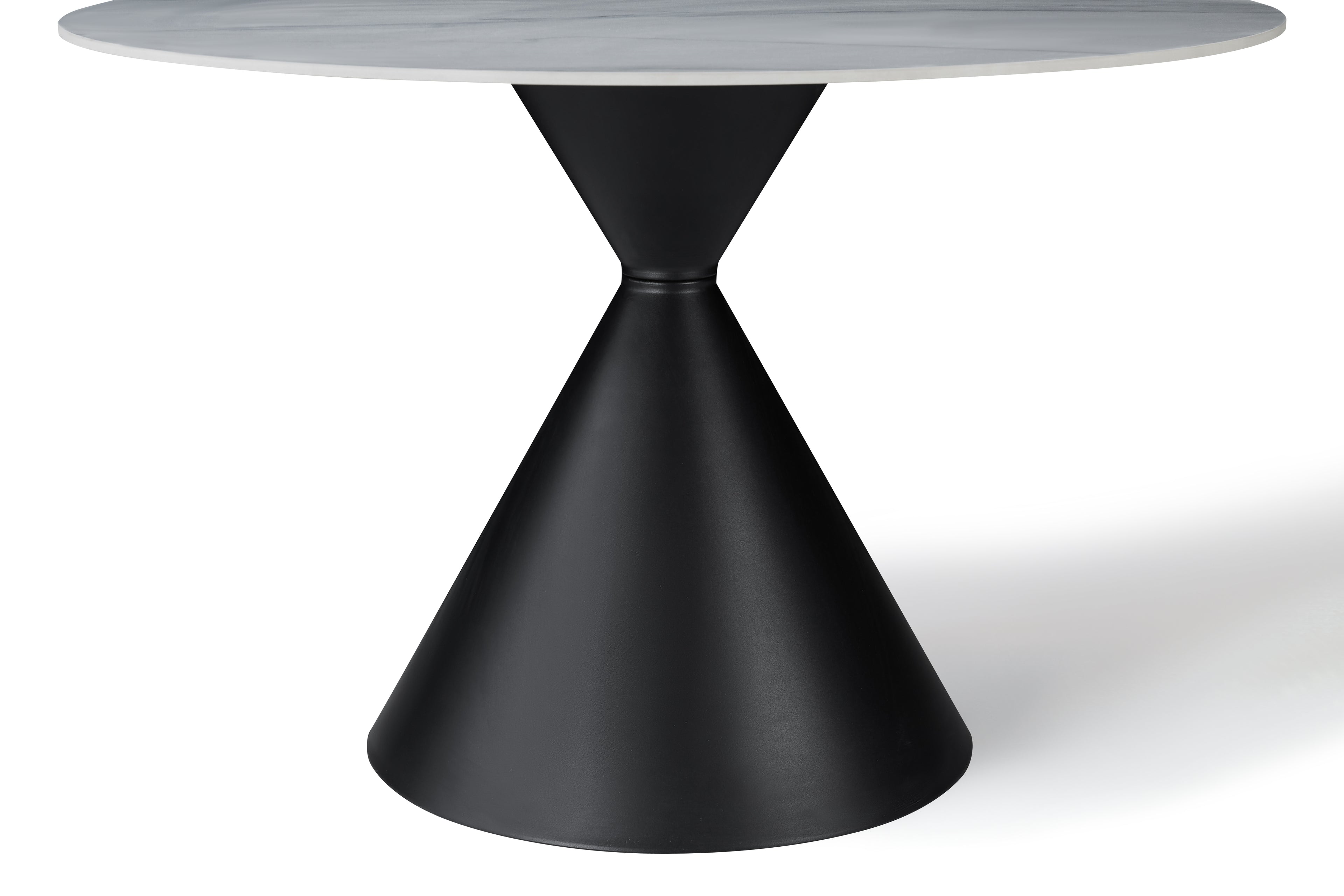 Casa Round 120cm Table - Black & White