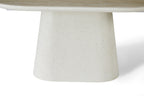 Celine Small 160cm Table - Ivory & Travertine