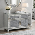 Roma Crushed Diamond 2 Door 2 Drawer Small Sideboard