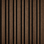 Acoustic Linear Wall Panel - Walnut 2.4m x 0.6m (4 Pieces)