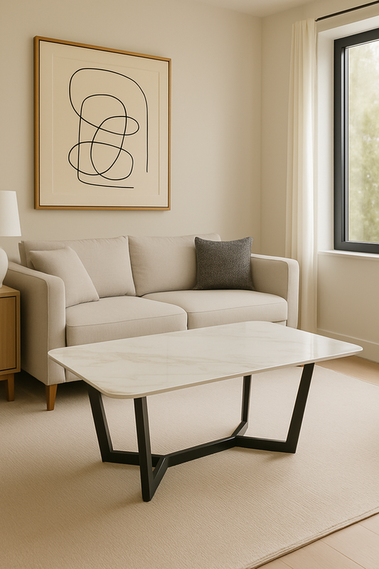 Vera Coffee Table With Ceramic Top