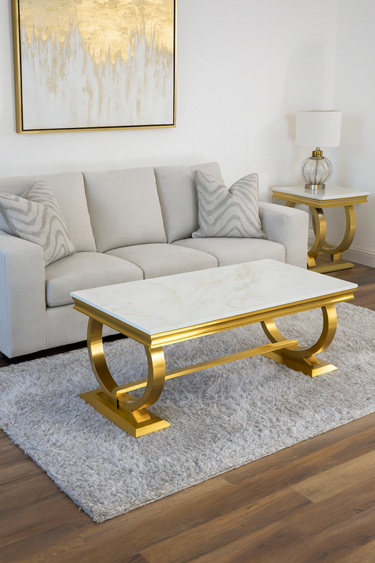 Chelsea/Arianna Matt Gold Coffee Table (All Colours)