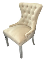 Chelsea Chair (Ring Knocker/Chrome Legs) (3 Colours)
