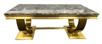 Chelsea/Arianna Matt Gold Coffee Table (All Colours)