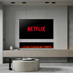Clarendon Borderless Glass Fire - 60 Inch WIFI Enabled