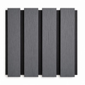 Composite Exterior Black Oak Slat Wall Cladding – Waterproof, UV‑Resistant - Standard Slat (4 Pieces)
