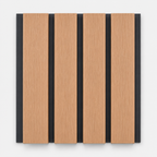 Composite Exterior Light Oak Slat Wall Cladding – Waterproof, UV‑Resistant - Standard Slat (4 Pieces)