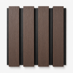 Composite Exterior Smoked Oak Slat Wall Cladding – Waterproof, UV‑Resistant - Standard Slat (4 Pieces)