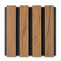 Composite Exterior Walnut Slat Wall Cladding – Waterproof, UV‑Resistant - Standard Slat (4 Pieces)