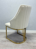 Lasco Cream & Gold Dining Chair