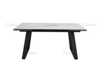 Dante White Ceramic Extending Table 160-200-240cm