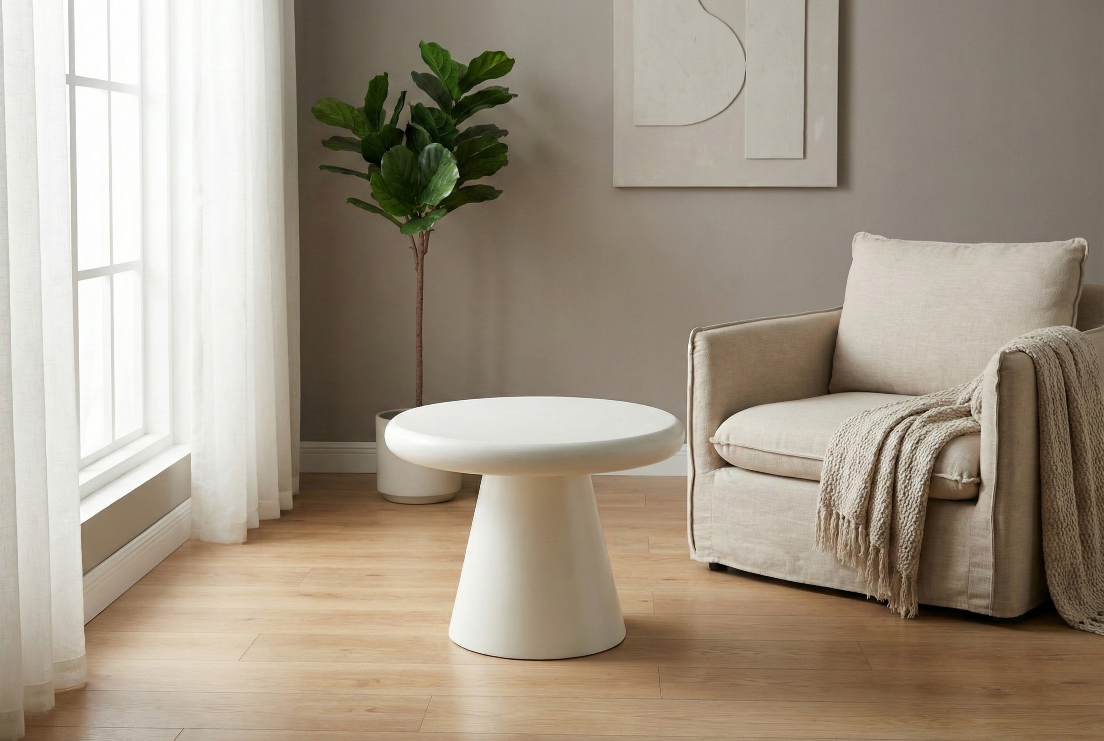 Emilia Coffee & End Tables - White