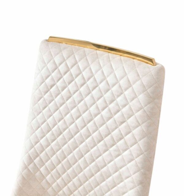 Roxby Cream & Gold Dining Chair