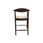 Fern Walnut Barstool in Oatmeal Boucle