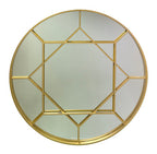 Round Gold Mirror