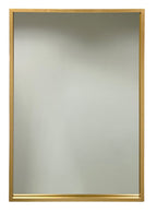 Square Gold Frame Mirror