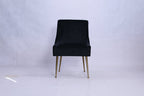 Milan Black Gold Dining Chair