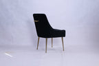 Milan Black Gold Dining Chair
