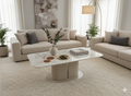 Sydney Cream Ceramic Coffee Table