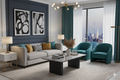 Engelberg Grey & Black Coffee Table