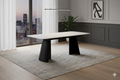 Silvia 180cm Table - Black & Grey
