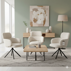 Tuscany Beige 360 Swivel Chair