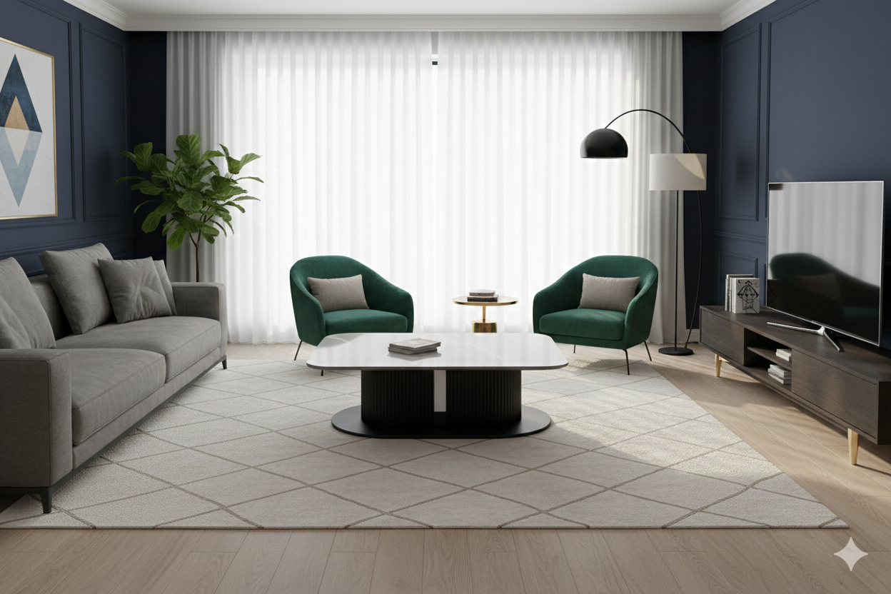 Sydney Grey Ceramic Coffee Table