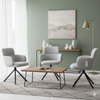Tuscany Grey 360 Swivel Chair