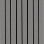 Premium Acoustic Wide Slat Wall Panels - 3-Sided Wood Veneer - Grey Oak 240cm x 30cm (2 pieces)