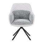 Florence 360 Grey Swivel Chair