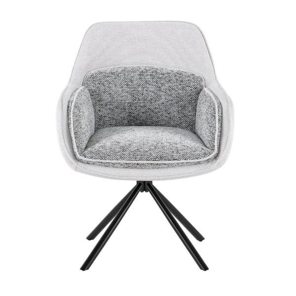 Florence 360 Grey Swivel Chair