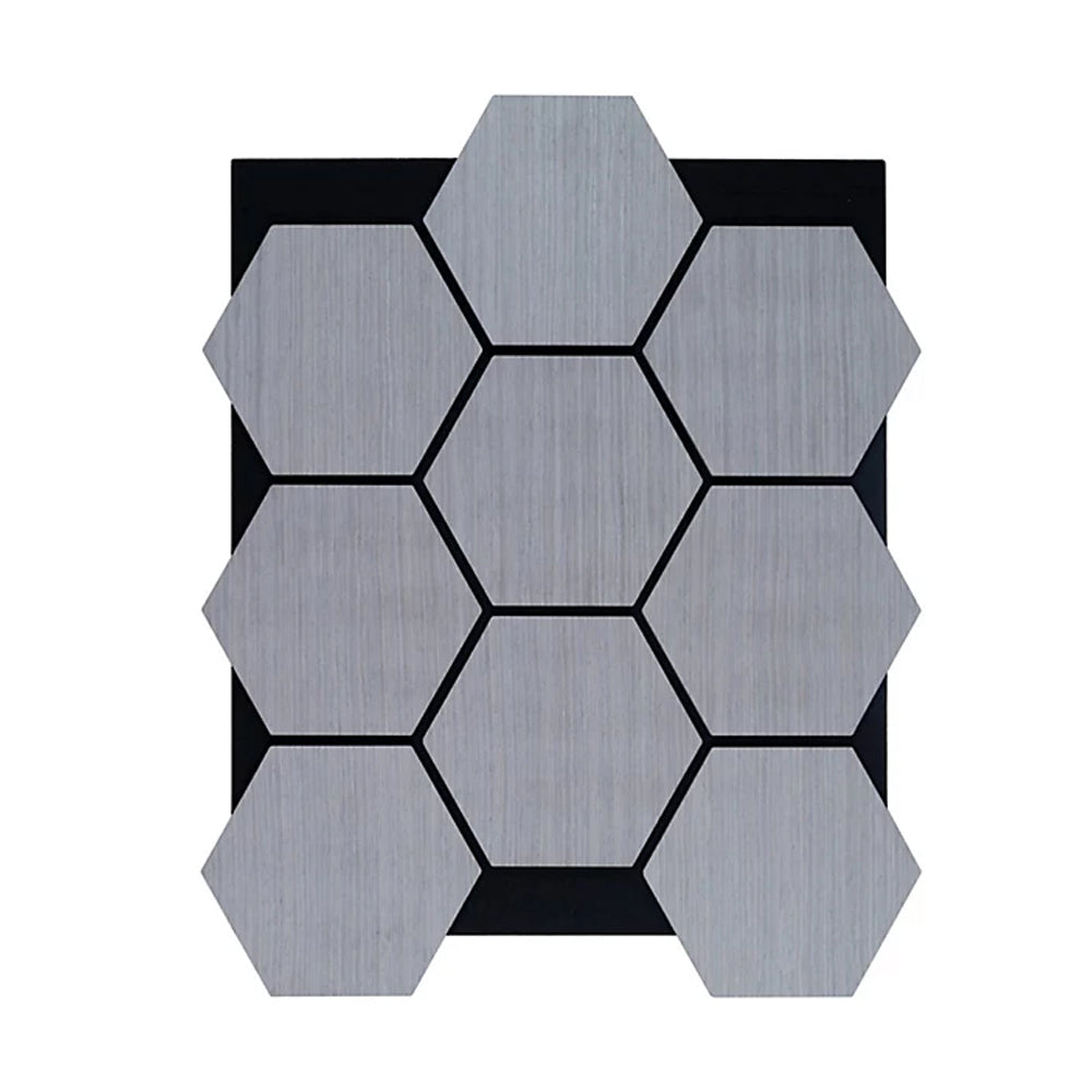 Acoustic Hexagon Wall Panel - Ash Grey (4 Pieces)