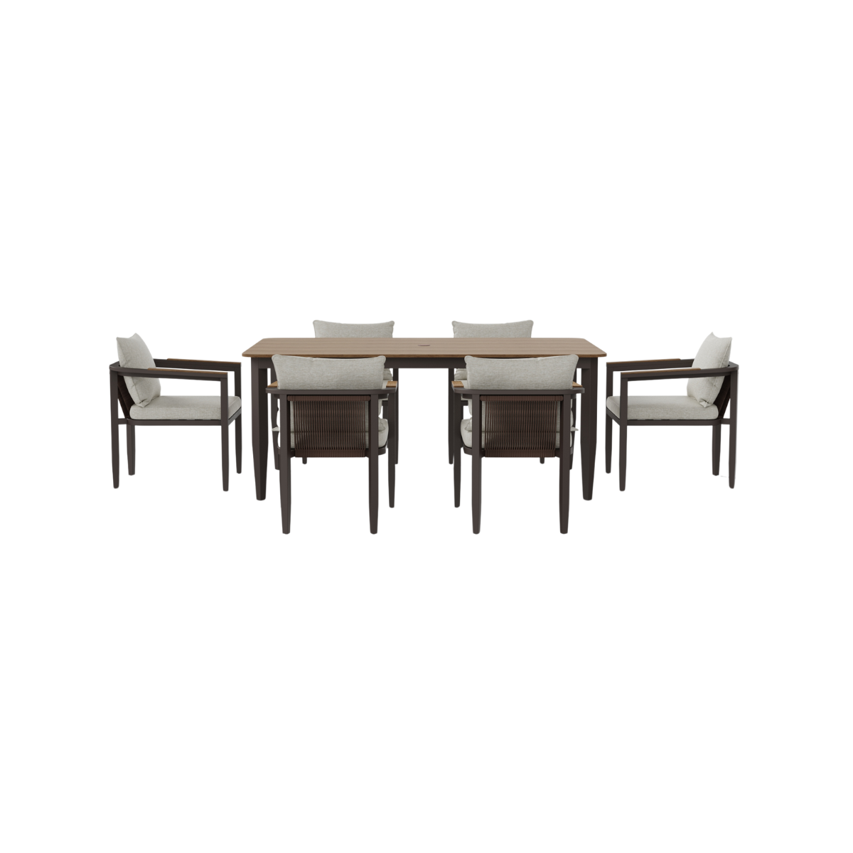 Hemera Outdoor Range - 6 Seater Dining Set