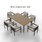Hemera Outdoor Range - 6 Seater Dining Set