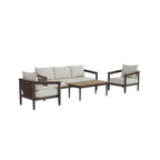 Hemera Outdoor Range - Wood - 5 Seater Lounge Set