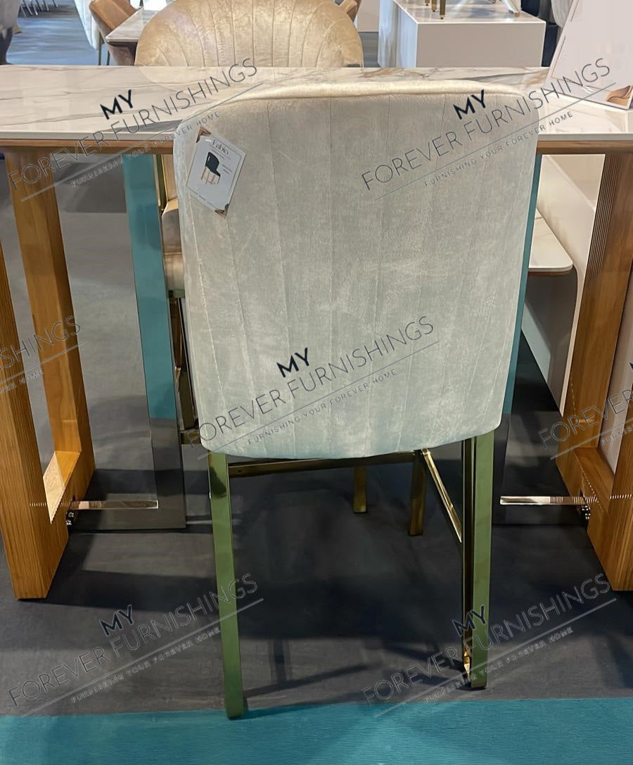 Engelberg Cream & Gold Bar Table