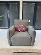 Ascot Sofa Grey Armchair
