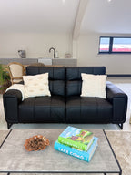 Richmond Electric Recliner Sofa Black 3+2 Set