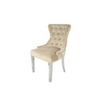 Chelsea Chair (Lion Knocker/Chrome Legs) (3 Colours)