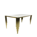 Mayfair Gold 1.8m Ceramic Dining Table (7 Colours)