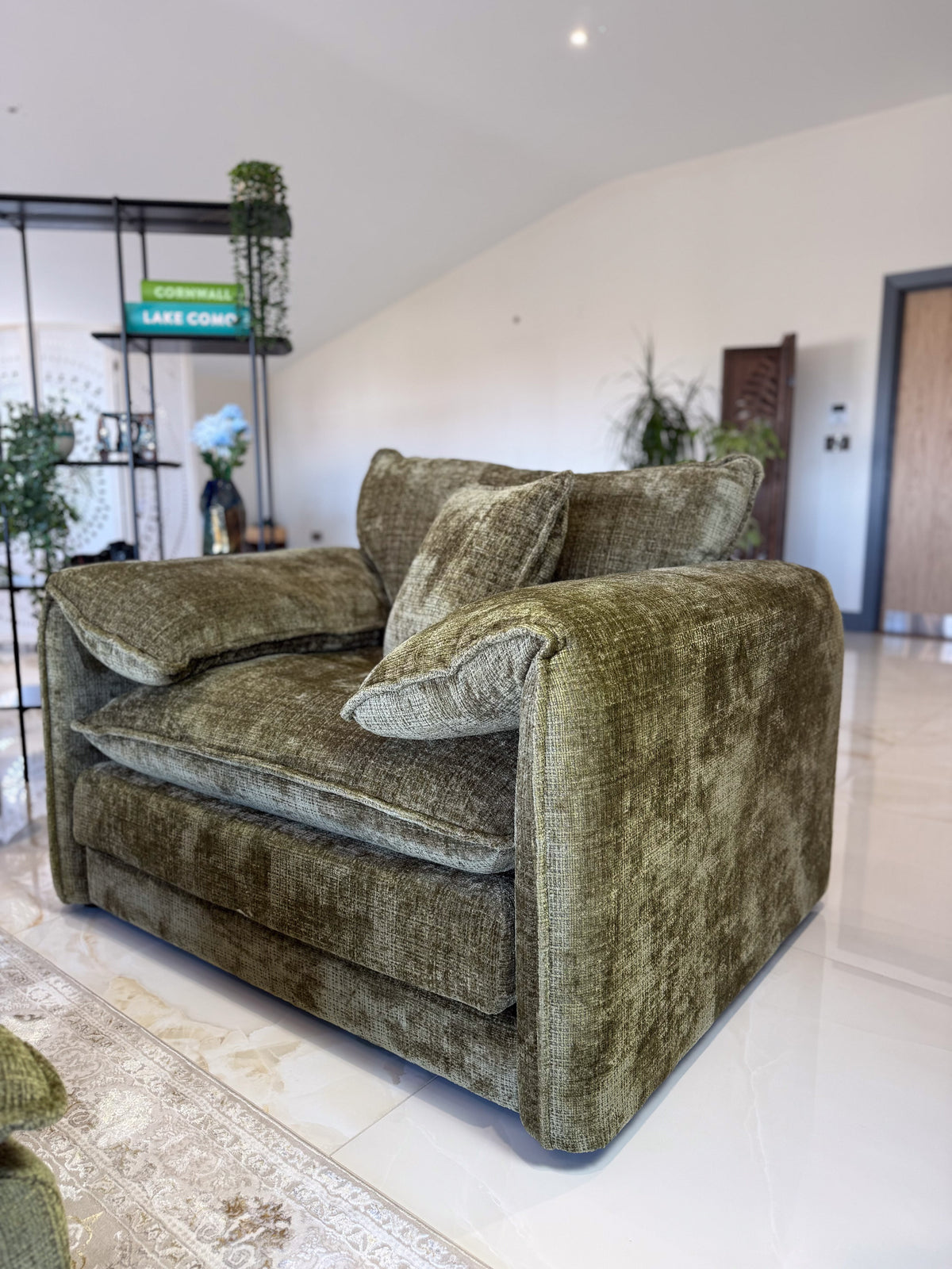 Solaya Sofa Olive Armchair