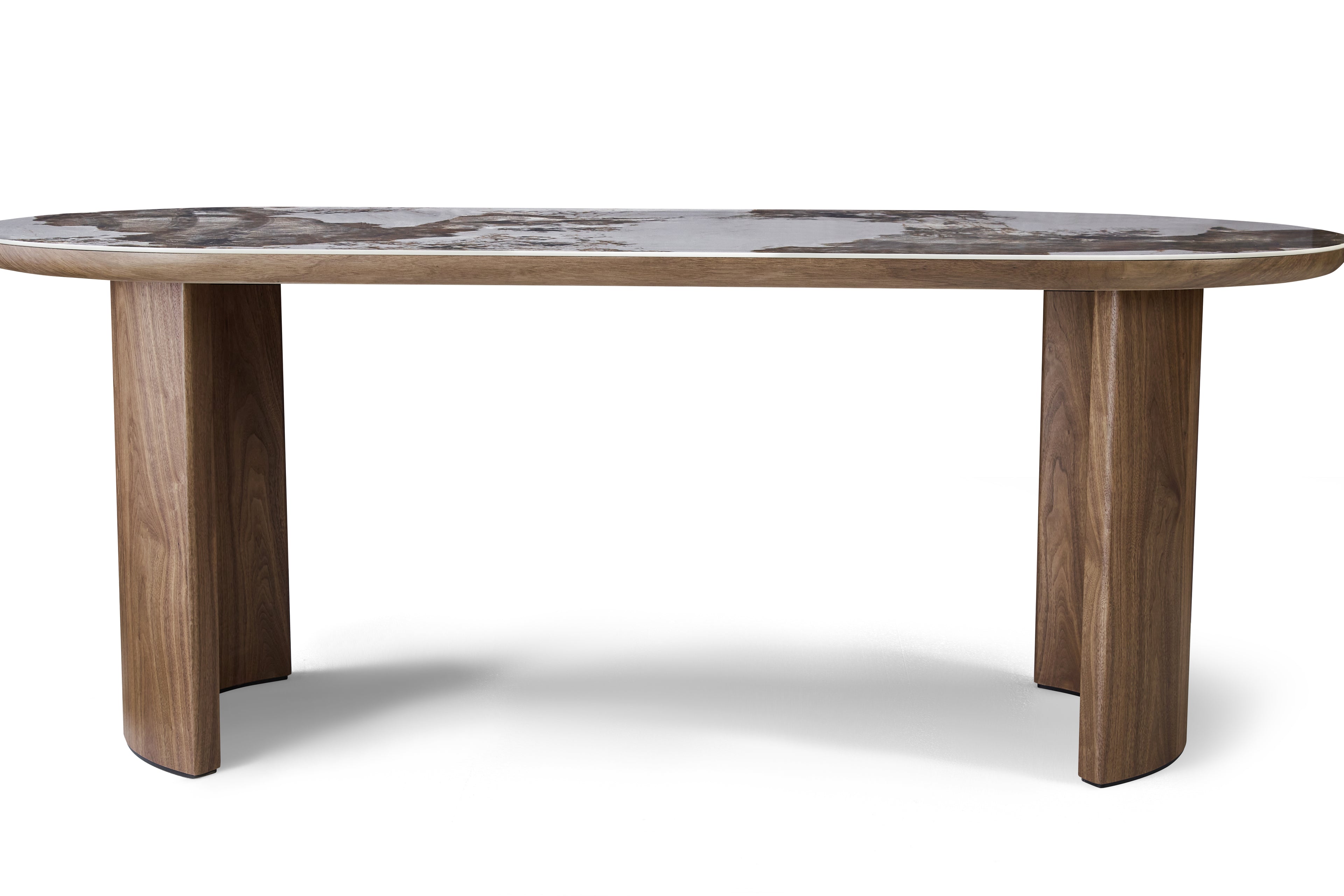 Isabella 2M Table - Walnut & Pandora
