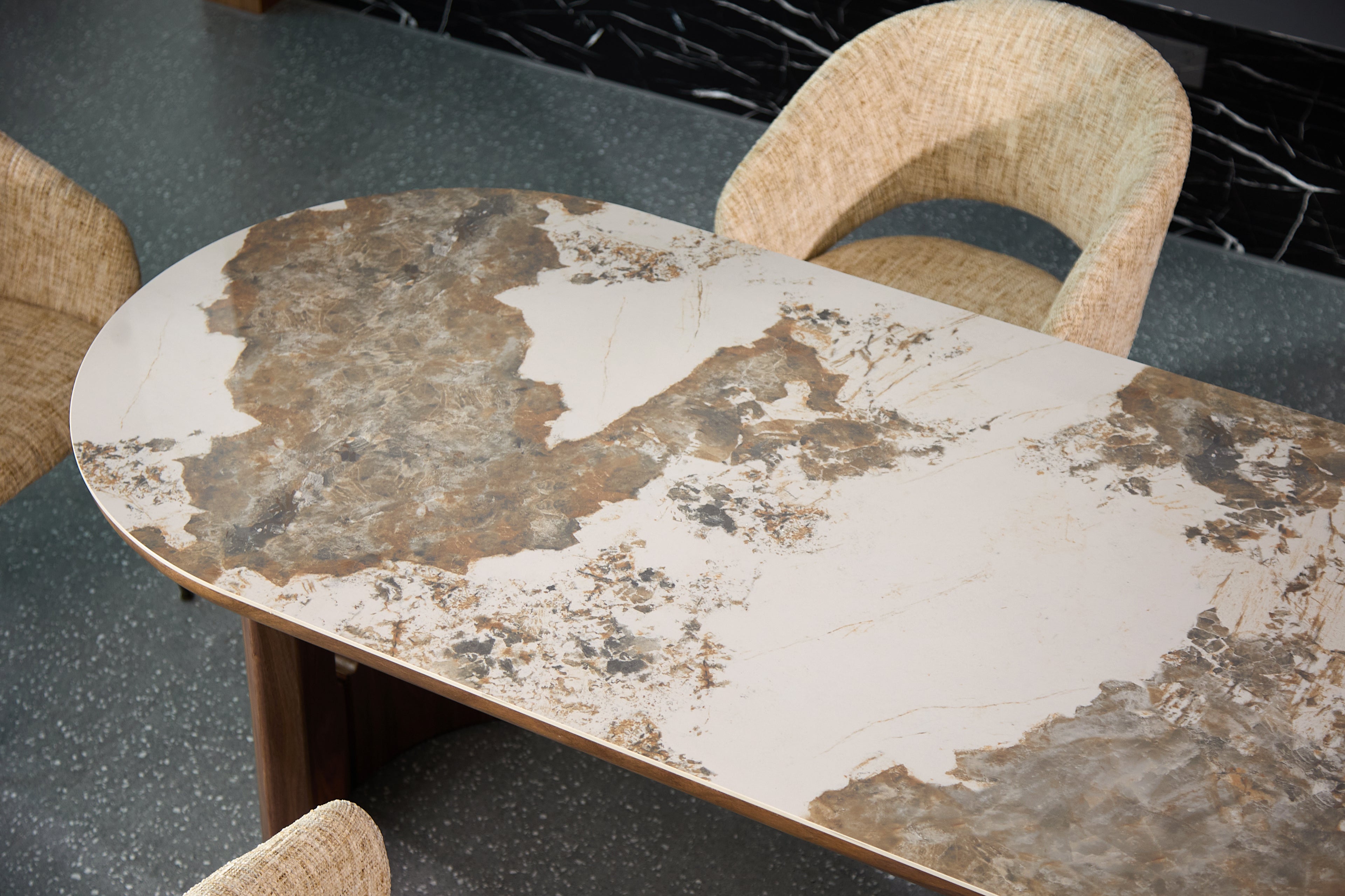 Isabella 2M Table - Walnut & Pandora