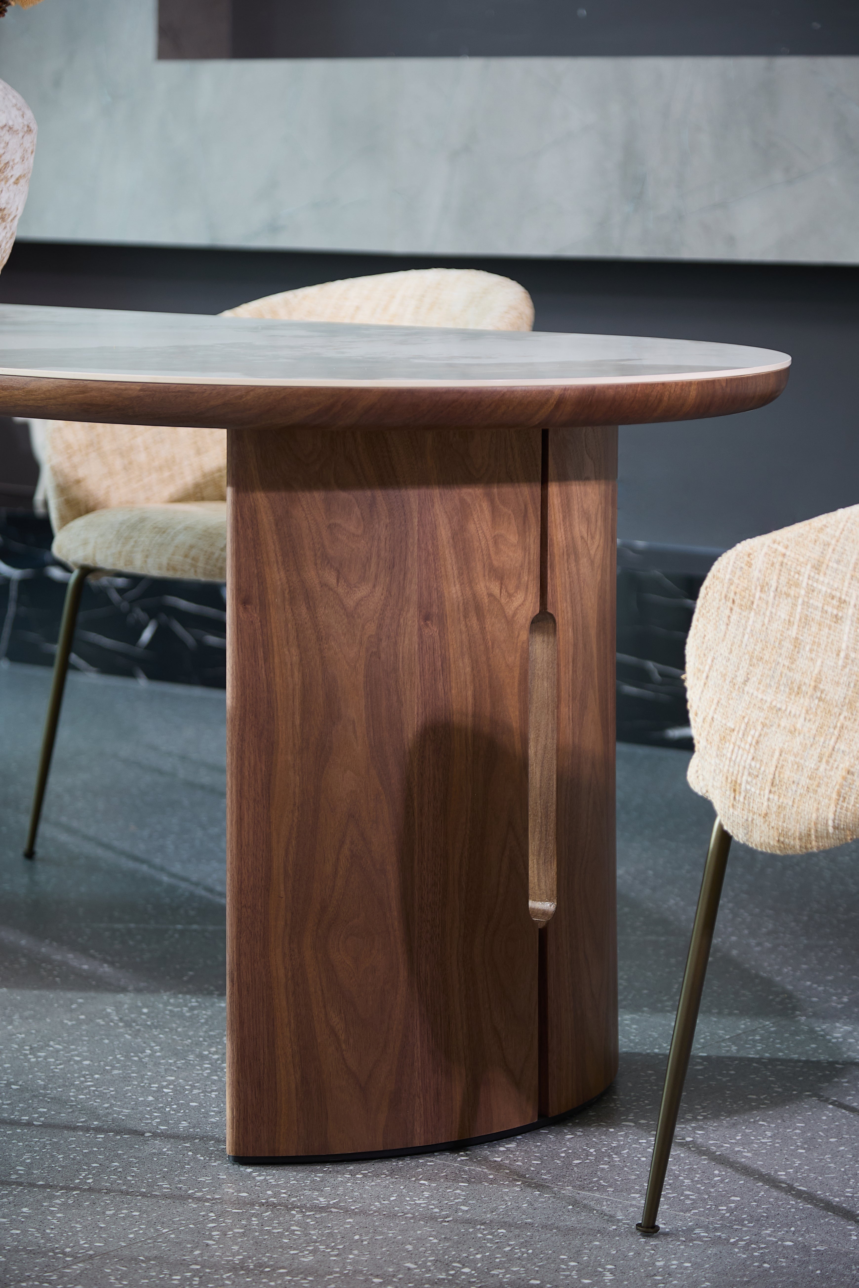 Isabella 2M Table - Walnut & Pandora