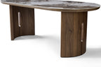 Isabella 2M Table - Walnut & Pandora