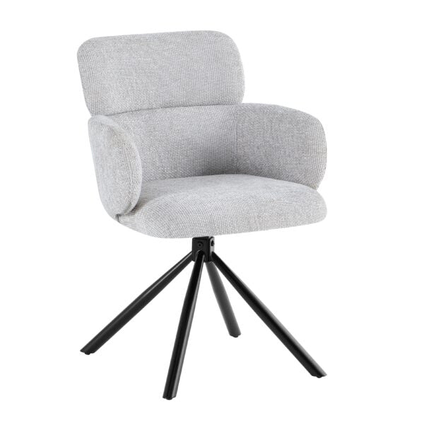Tuscany Grey 360 Swivel Chair